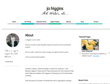 Tablet Screenshot of johiggins.com